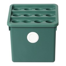 올리빙 국내 제조 도트 모듈 우산꽂이, 1개, 모스그린