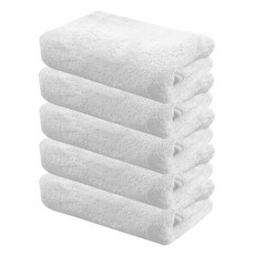 World Clean Greslin 超細纖維毛巾 珊瑚色, 白色, 1入, 5個