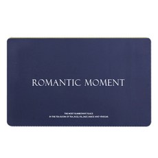 CofV 廚房用簡約浪漫時刻珪藻土腳踏墊, 海軍藍, 1個