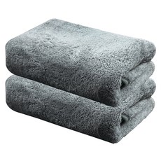 World Clean Greslin 超細纖維毛巾 珊瑚色, 灰色, 1入, 2個