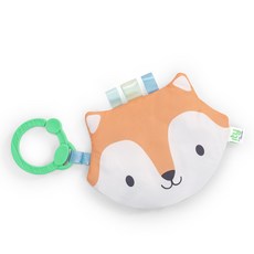 ingenuity 沙沙聲狐狸掛環嬰兒推車玩具, 混合色, 1個