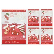 From&To Artbox 附襪子卡片 FS102s-5, 混合顏色, 5個