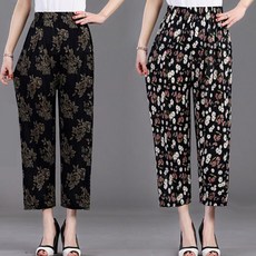 피어니스트 여성용 신축성 아이스 냉장고 바지 2종 세트