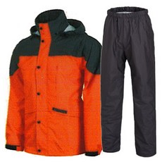 JebiRainwear 雨衣上下套裝 SI-901, 橘色 + 灰色