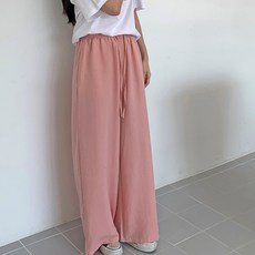 라라온 여성용 스트링 밴딩 와이드 팬츠 TSP668