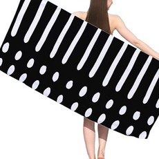 Sonio 夏季圖案柔軟沙灘巾 70 x 150 cm, 1個, 14 現代