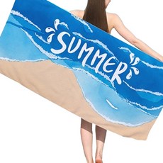 Sonio 夏季圖案柔軟沙灘巾 70 x 150 cm, 1個, 25 夏季