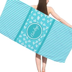 Sonio 夏季圖案柔軟沙灘巾 70 x 150 cm, 1個, 17 假日