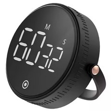 LAB&TOOLS 數位旋鈕烹飪旋轉計時器, 1個, 黑色