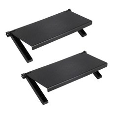 엠케이존 TV 모니터 선반 상단 거치대, 블랙, 1세트