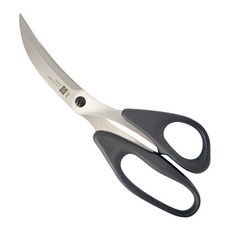 에스앤에프 곡선 가위 S2541, 블랙, 1개