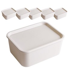 IRIS OHYAMA 愛麗思歐雅瑪 收納箱 FTB, 6個, 白色, 7L