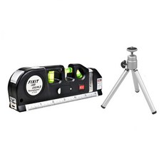 UniSync 多功能三株紅外線雷射捲尺水平儀套組，帶三腳架, 1組