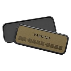 조아애드 사토리얼 가죽 논슬립 주차번호판, 모스 그린, 1개