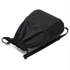 純色網狀多用途袋口袋, 黑色