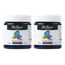 Art Secret 藝術家的秘密 壓克力顏料 普魯士藍 KA250 2入, 250ml, 1色
