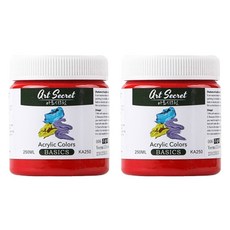 아트시크릿 아크릴물감 Vermillion KA250 2p, 250ml, 1색