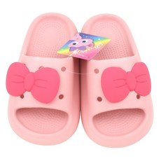 Cocobrain 女童奇趣蝴蝶結拖鞋