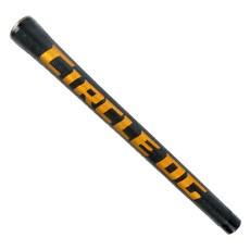 Circle DESIGN GOLF 男士用矽膠防滑防護手肘一號木桿鐵桿高爾夫球桿雙層握把, 黑色 + 金色