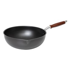 QUEEN SENSE 韓國產硬質塗層中式炒鍋, 1個, 32cm