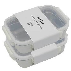 Haatz Deco 不鏽鋼密封容器組, 2個, 0.85L