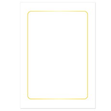 PENPIA 燙金 A4 獎狀用紙 180g, 邊框, 100個