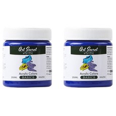 Art Secret 藝術家的秘密 壓克力顏料 033 Ultramarine KA250 2入, 250ml, 1色