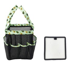 뷰레이터닷컴 시그니처 메쉬 수영가방 + 받침대 세트, 아보카도