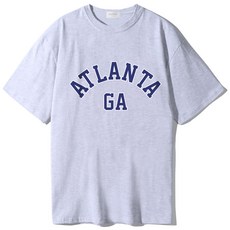 오에타 애틀란타 더블 코튼 오버사이즈 통기성 반팔 티셔츠