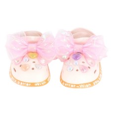 arang.rorang 女童用極光三重蝴蝶結鞋飾12件組