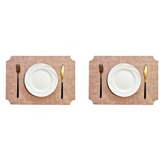 마켓피오 호텔식 고급 테이블매트, 타입7, 45 x 30 cm, 2개