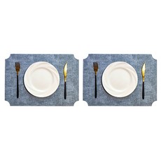 마켓피오 호텔식 고급 테이블매트, 타입8, 45 x 30 cm, 2개