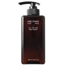 ONE THING 男士多效合一除臭沐浴乳, 1個, 500ml