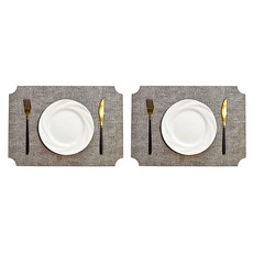 마켓피오 호텔식 고급 테이블매트, 타입2, 45 x 30 cm, 2개