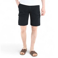 남성용 빈티지 워싱 카고 스판 반바지 YXB13