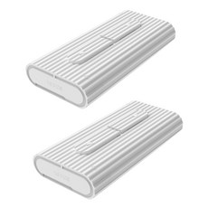 Healthy. 一次性牙線盒, 灰色, 2個