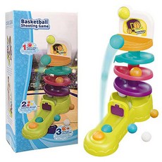 Joy Kids 幼兒滾球塔自動投籃籃球遊戲, 混合顏色