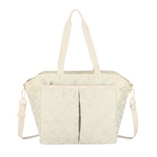 레스포색 모노그램 자카드 아이보리 에버 토트백 3802.E872