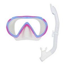 OCEANTAG 兒童用 NEW WAVE 綁帶式浮潛套組, 覆盆莓