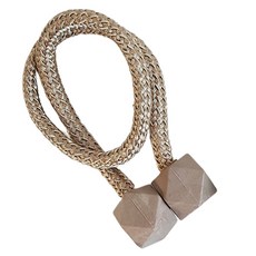 민스리빙 큐브 자석 커튼 타이백 44cm, 베이지, 1개