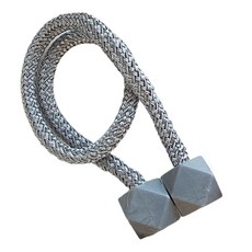 민스리빙 큐브 자석 커튼 타이백 44cm, 그레이, 1개