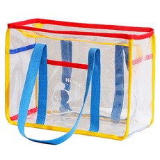 Beaurator 可愛透明防水游泳包, 藍色