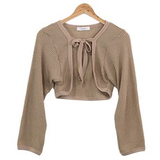 라라온 크롭 스트랩 여름 니트 가디건 TSP645