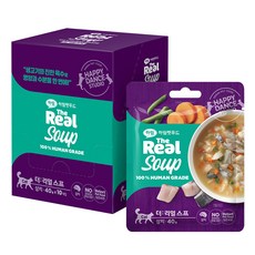 하림펫푸드 전연령 더리얼 캣 스프, 삼치, 40g, 10개