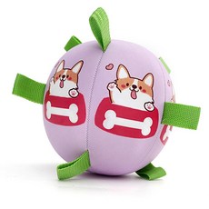 Daehan Mall 狗狗球 拉扯遊戲球 玩具, 1個, 混合顏色