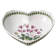 PORTmeIRION 波特玫琳恩 Botanic Garden 經典植物園系列 愛心型餐碗, 1個, 混合顏色