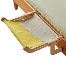 둥둥펫 고양이 튼튼한 침대 창틀 걸이형 해먹, 옐로우, 1개