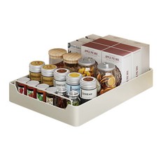 hillo 簡易水槽滑動抽屜式層架, 白色