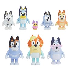 BLUEy 妙妙犬布麗 家庭公仔 S7 8入組, 1套