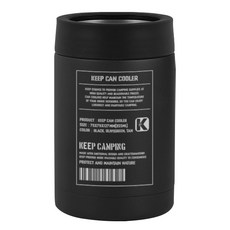 KEEP CAMPING 雙層真空露營保溫罐, 1個, 355ml, 黑色